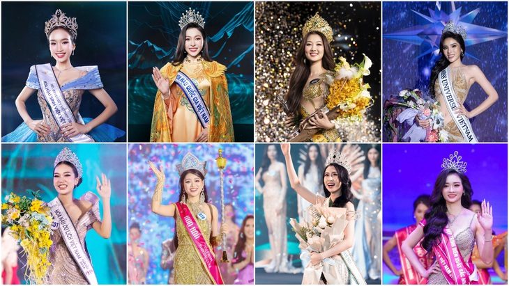 Bạn nhớ tên bao nhiêu hoa hậu Việt đăng quang năm 2024? - Ảnh 1.
