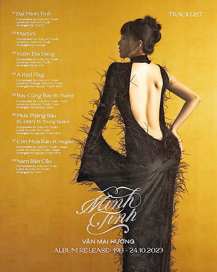 Album Minh tinh của ca sĩ Văn Mai Hương